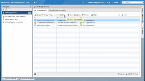 Modify VM Storage Policies -03