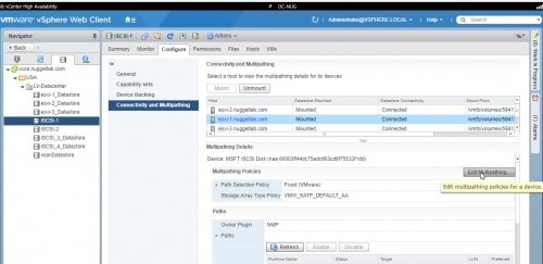 Configure Storage Multipathing -01