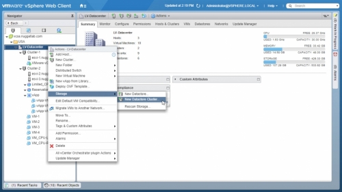 Create Datastore Cluster -01