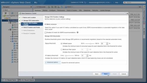 Create Datastore Cluster -04