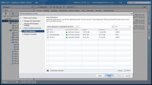 Create Datastore Cluster -06