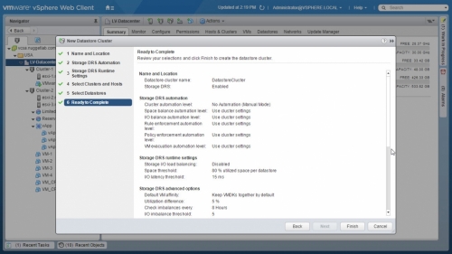 Create Datastore Cluster -07