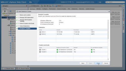 Create Datastore Cluster -08