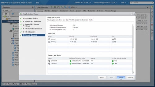 Create Datastore Cluster -09