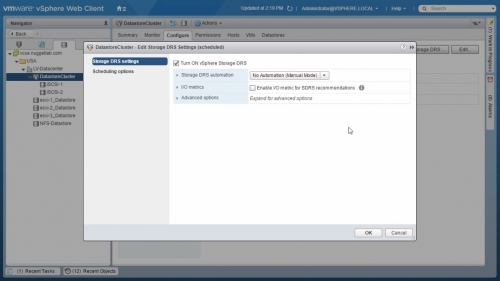 Create Datastore Cluster -13