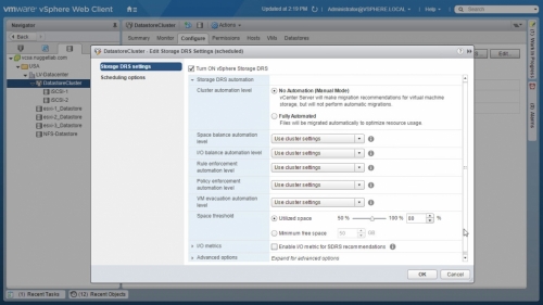 Create Datastore Cluster -14