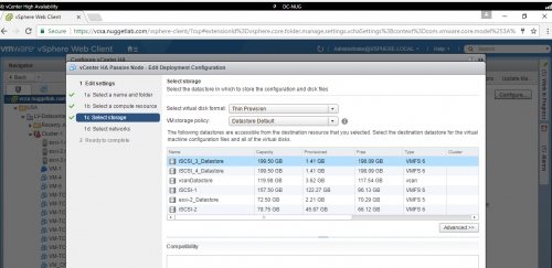 Create vCenter HA -11