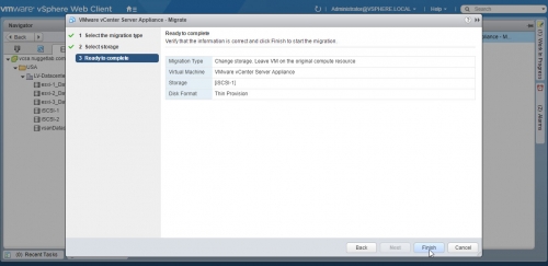 Migrate VM storage -03