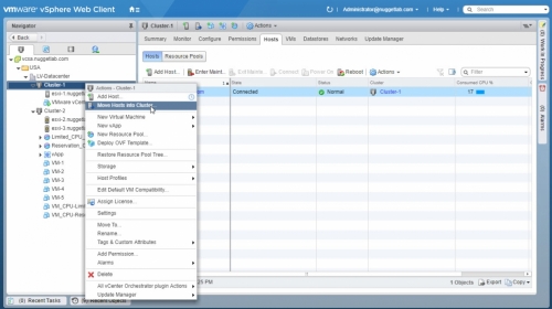 Move Host into Cluster -05