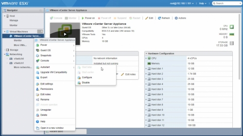vCenter Configure Autostart -02