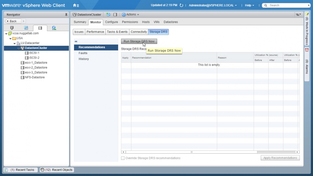 Create Datastore Cluster -11