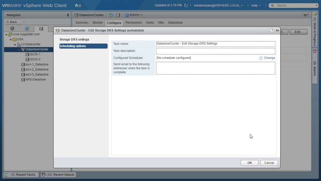 Create Datastore Cluster -16