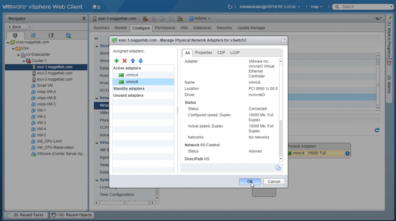 Add vmnic to vSwitch -09