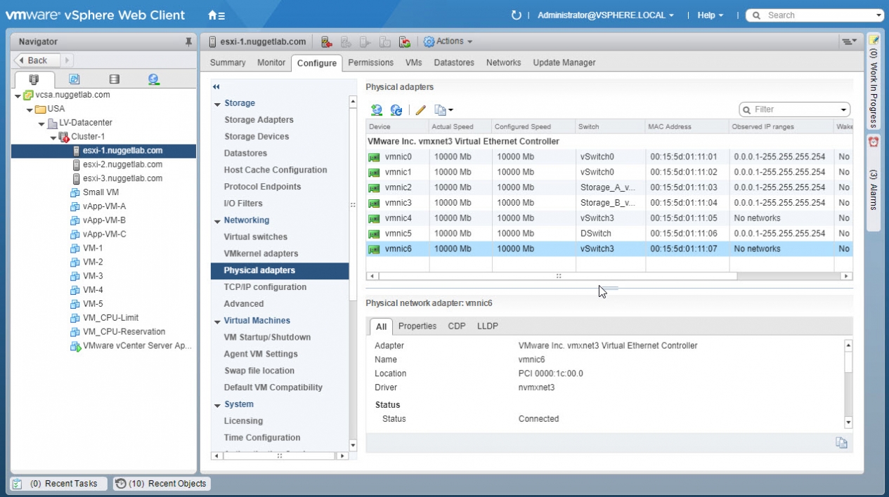 Add vmnic to vSwitch -12