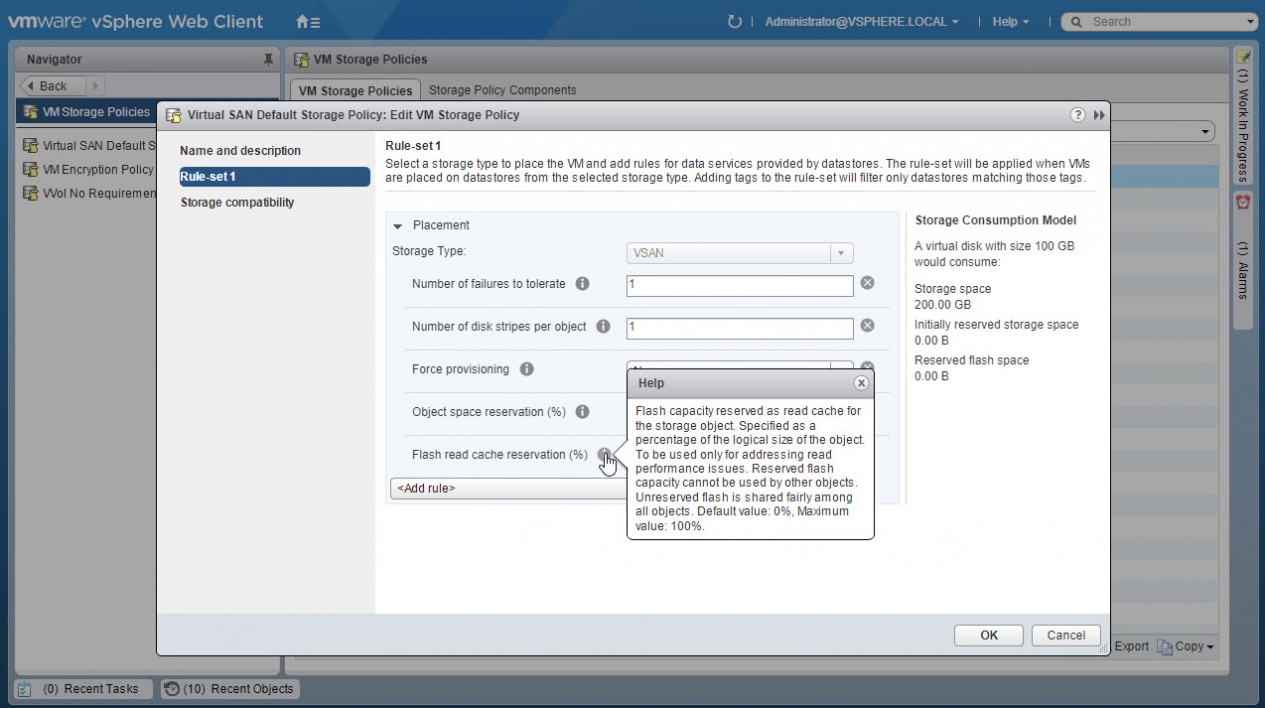 Modify VM Storage Policies -10